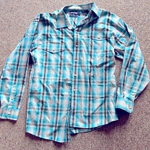 Panhandle Slim pearl snap button shirt